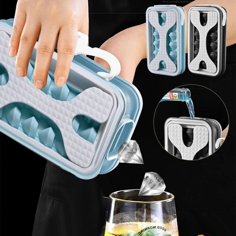 2-in-1 Ice Ball Maker Bottle